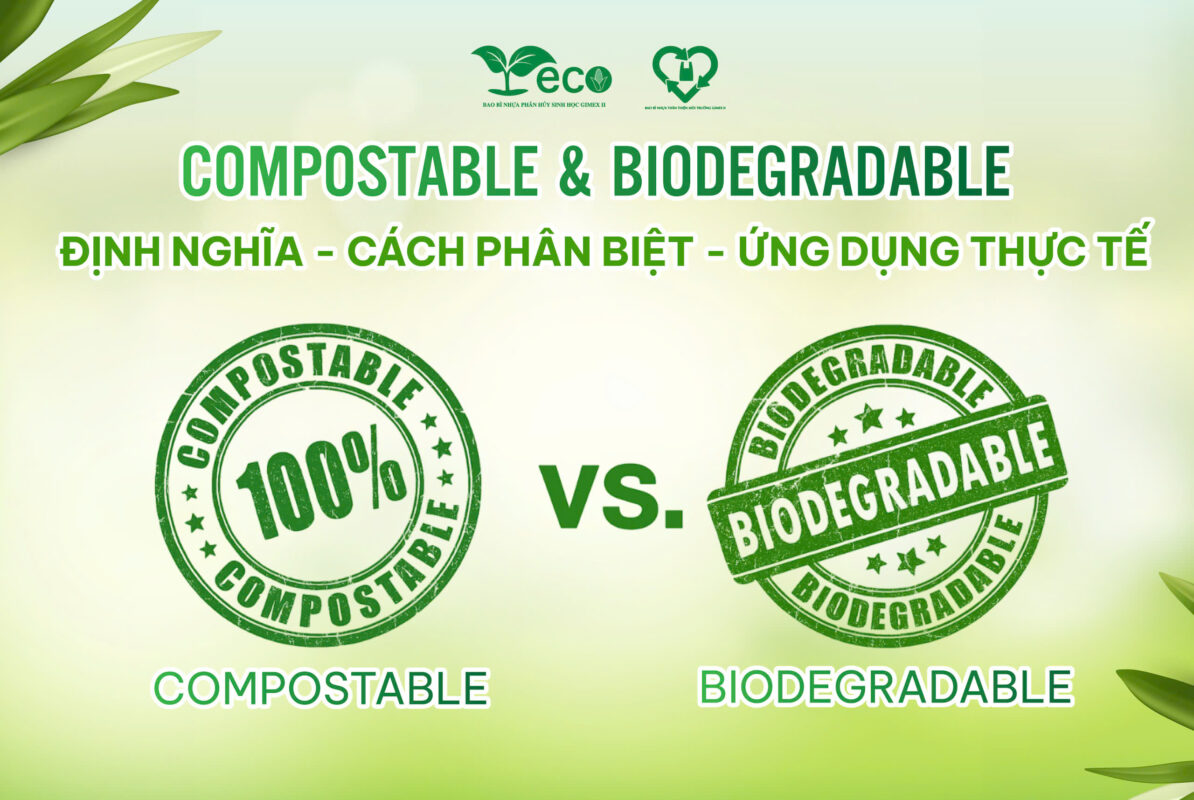 Biodegrasable và biodegradable là gì? cách phân biệt và ứng dụng thực tế