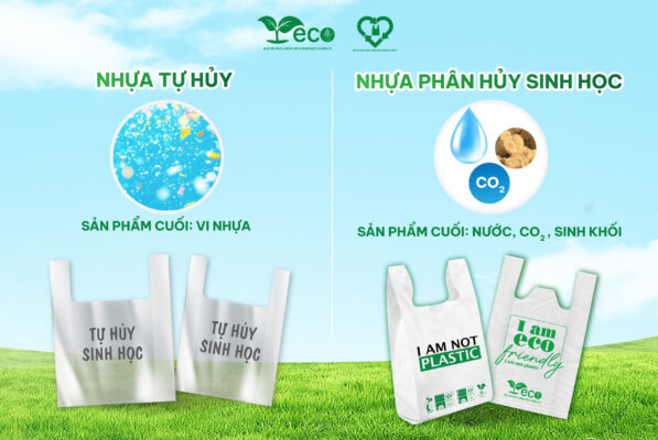so sánh nhựa phân hủy sinh học và nhựa tự hủy
