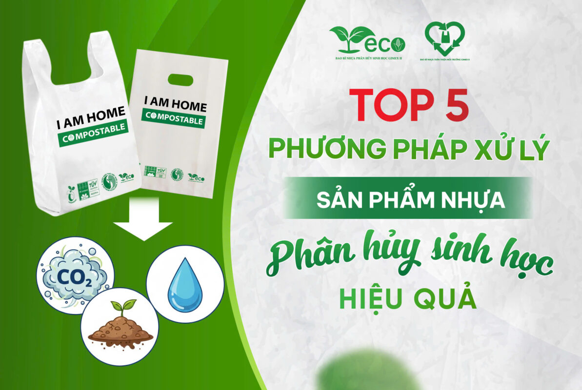 5 cách xử lý sản phẩm nhựa phân hủy sinh học hiệu quả