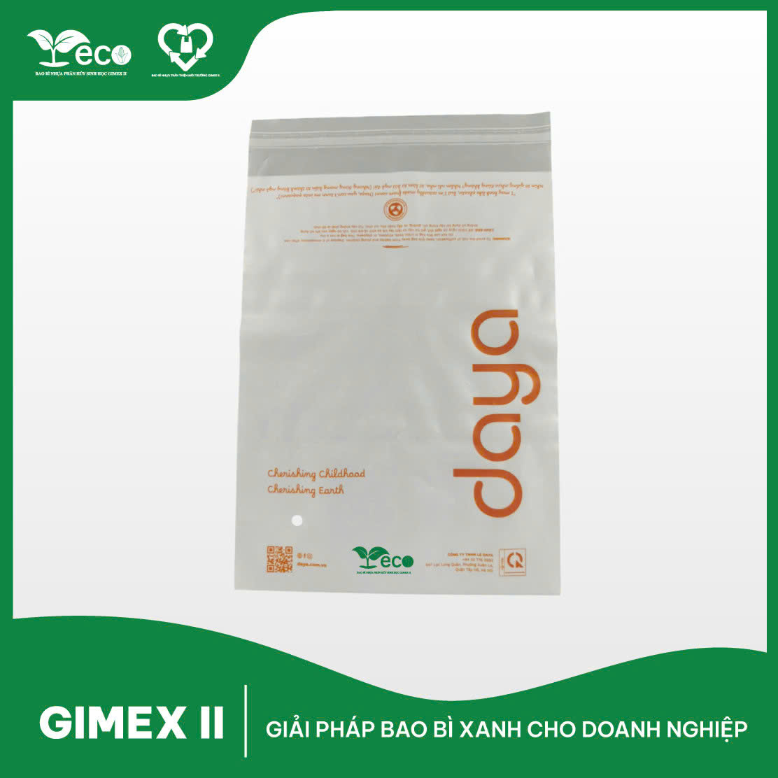 Túi dán keo phân hủy sinh học