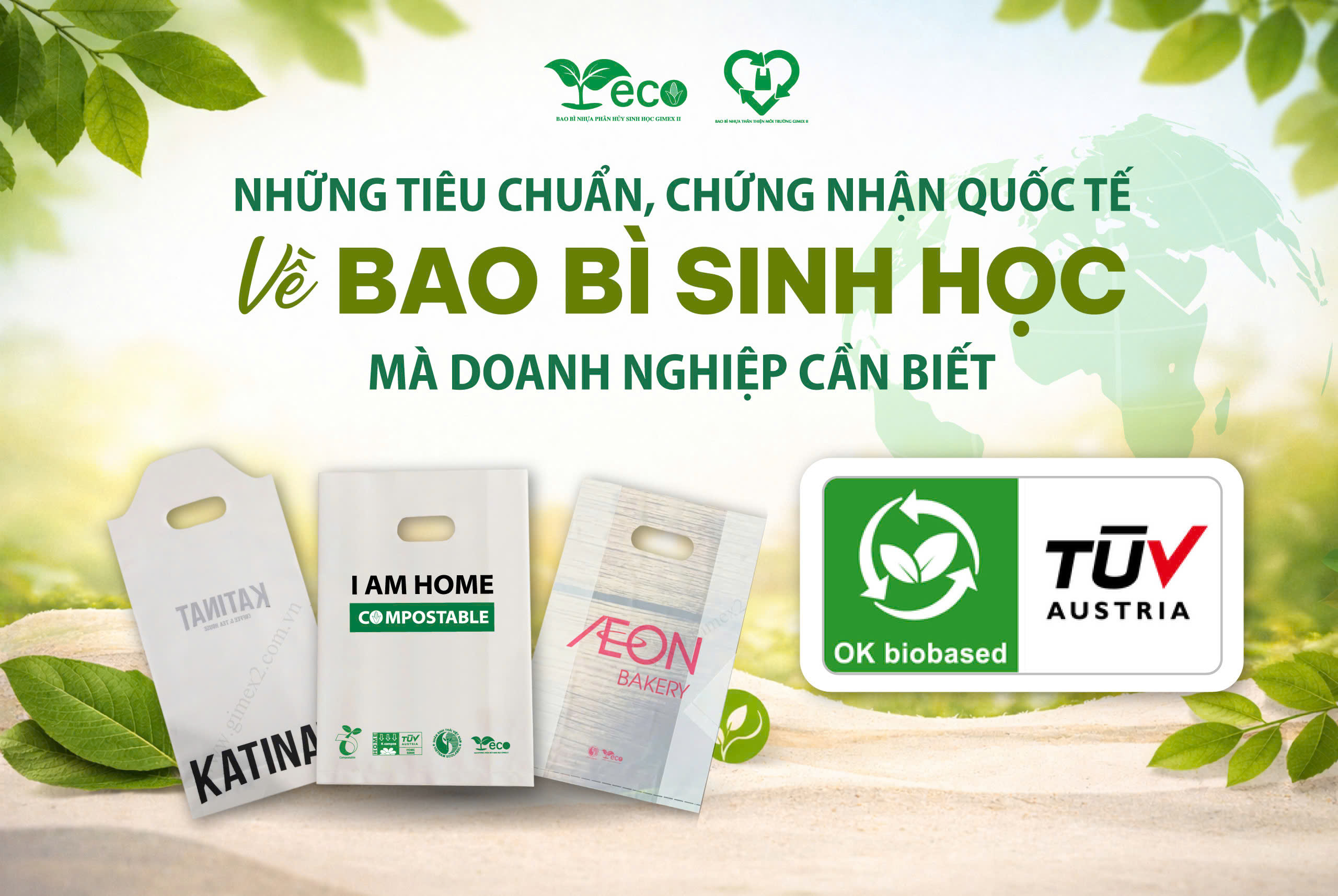 Các tiêu chuẩn và chứng nhận quốc tế về bao bì sinh học mà doanh nghiệp cần biết