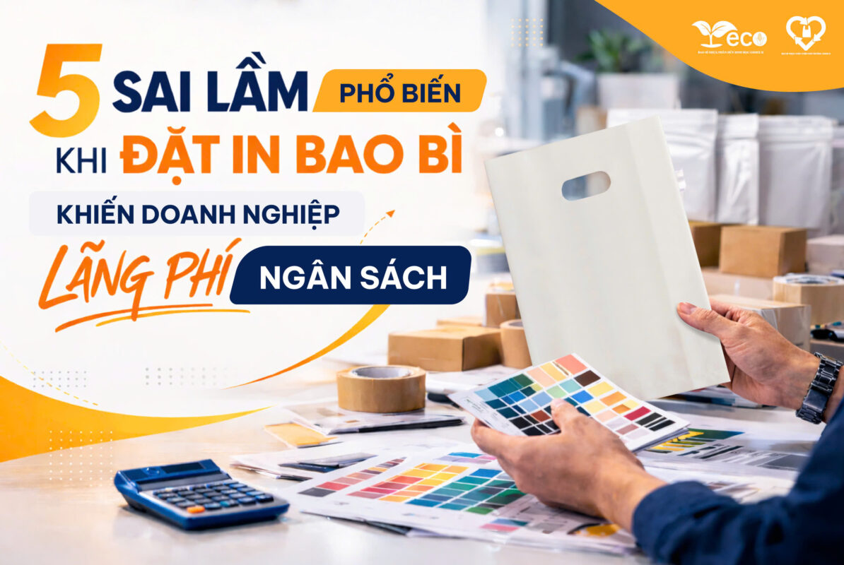 Sai lầm phổ biến khi đặt in bao bì khiến doanh nghiệp lãng phí ngân sách