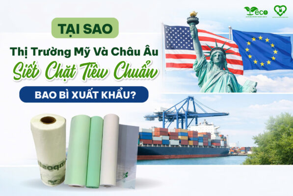 Tại sao thị trường Mỹ và Châu Âu siết chặt bao bì xuất khẩu sang