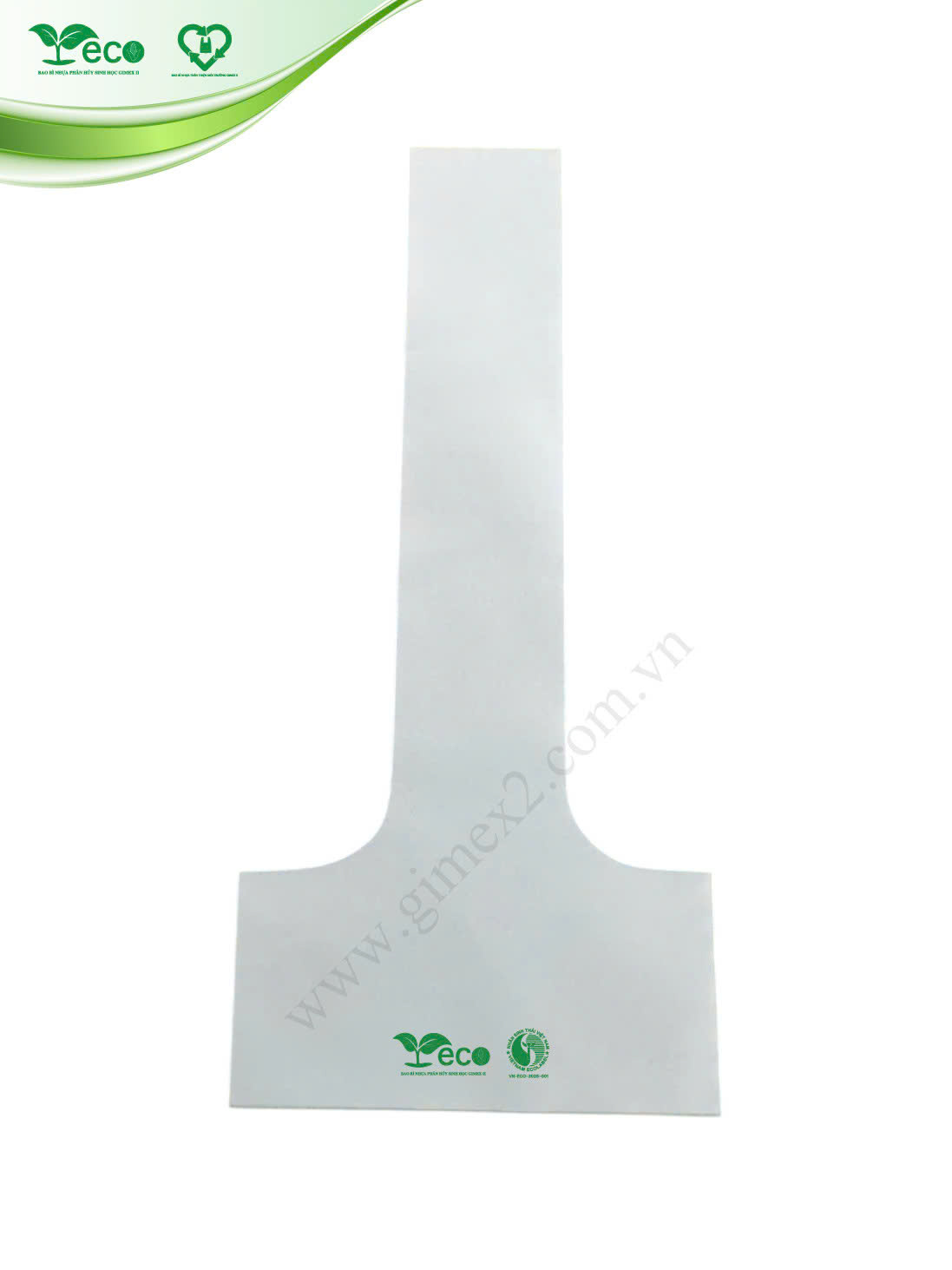 Túi chữ T tự hủy sinh học Gimex II
