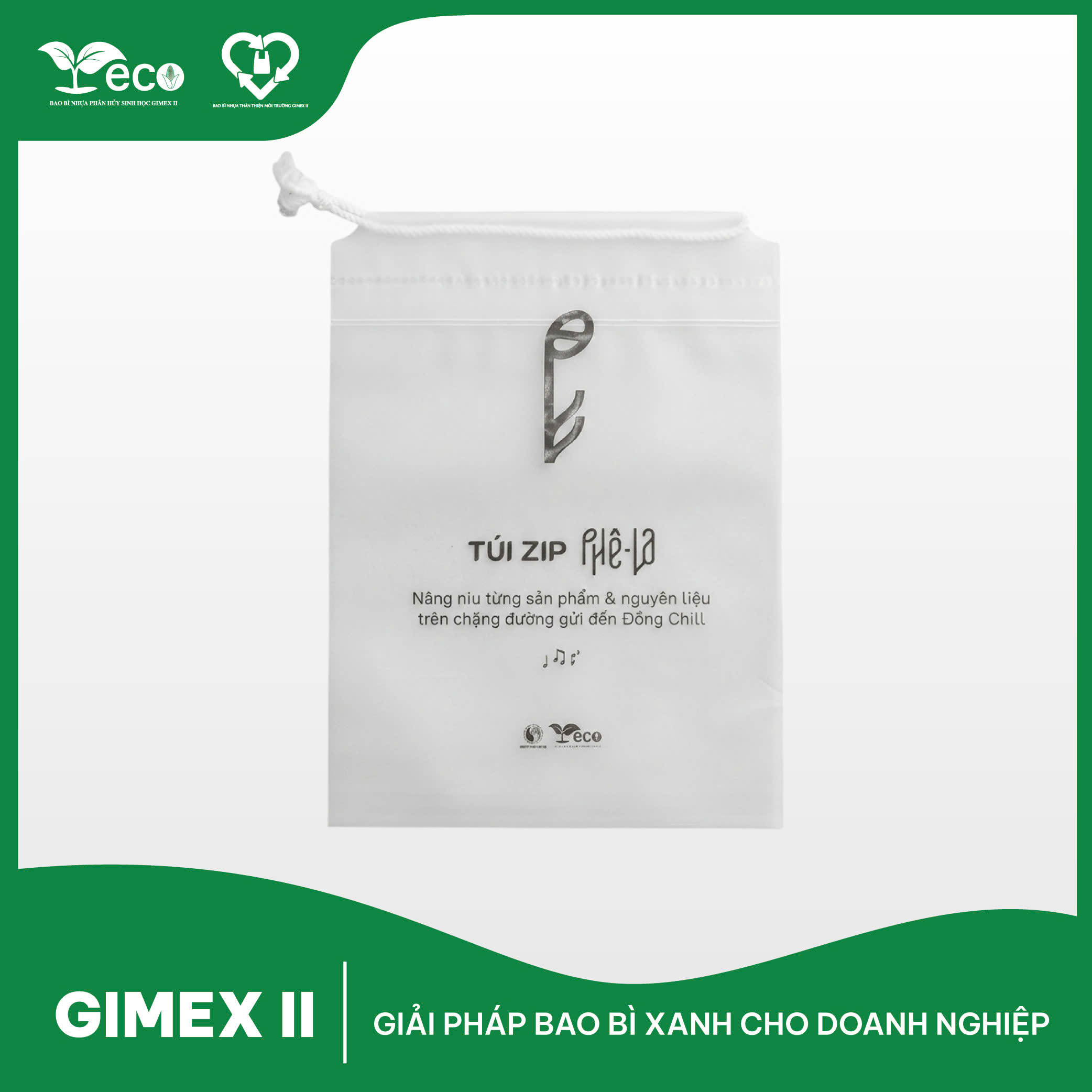 Túi rút dây tự hủy sinh học Phê la
