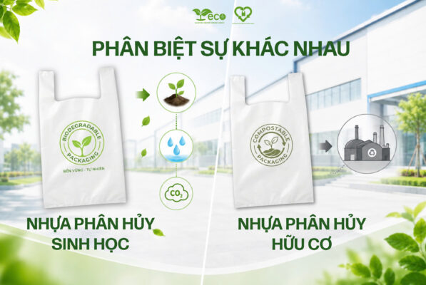 Phân biệt sự khác nhau giữa nhựa phân hủy sinh học và nhựa phân hủy hữu cơ