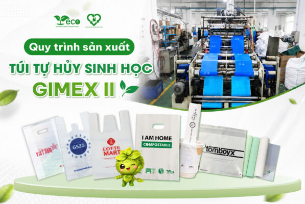 Quy trình sản xuất bao bì phân hủy sinh học Gimex II