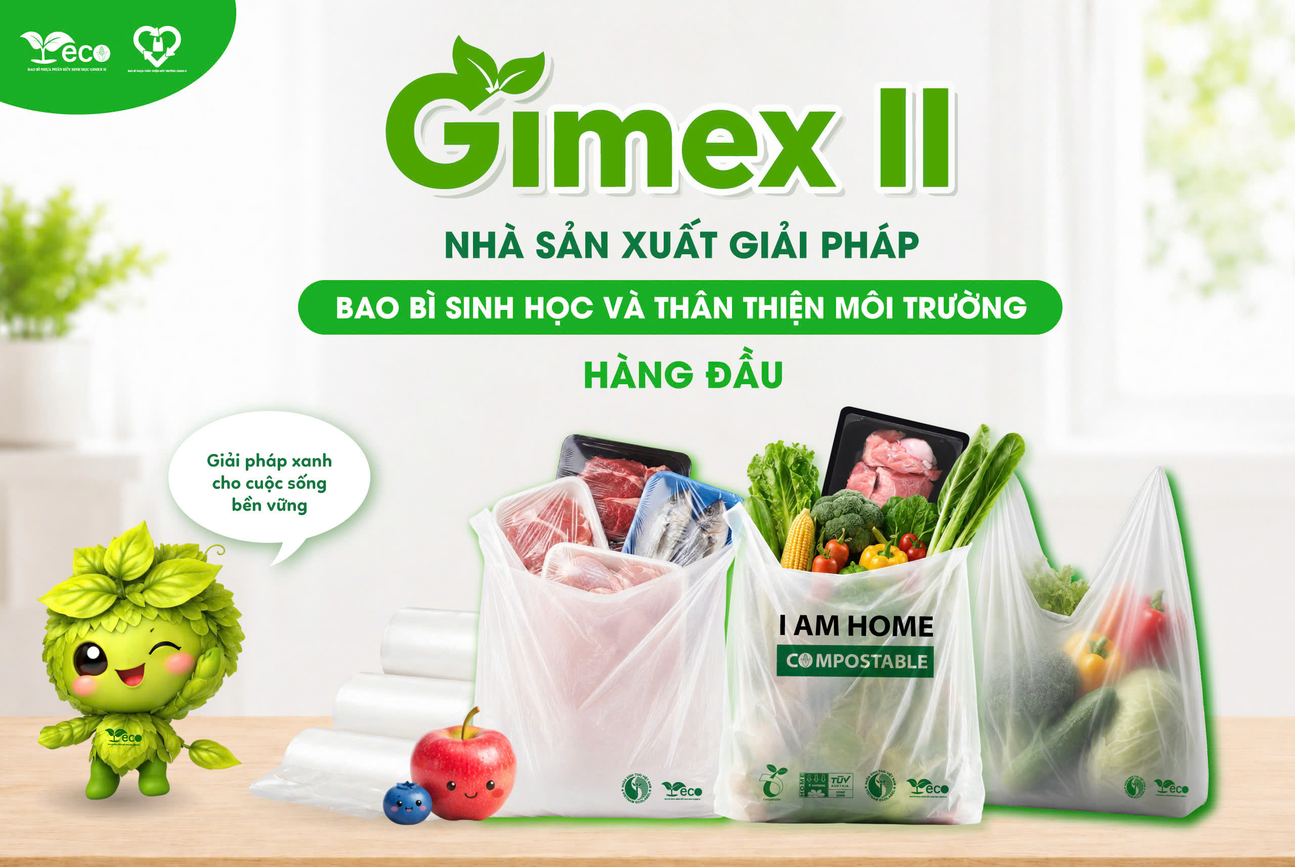 Địa chỉ sản xuất bao bì sinh học và thân thiện môi trường tốt nhất