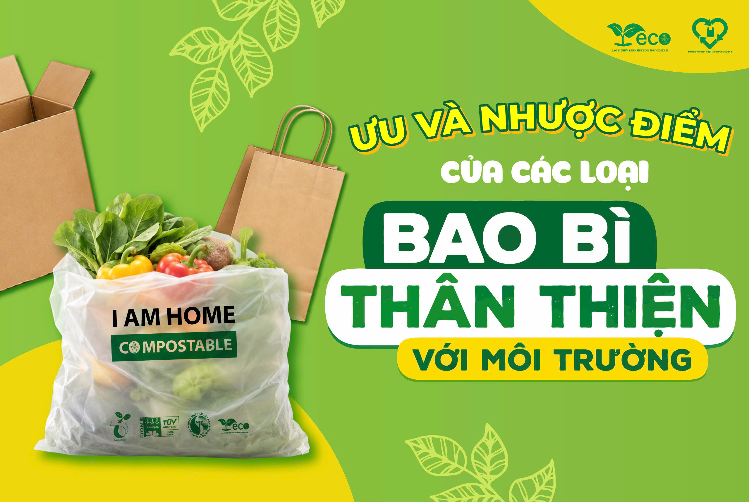 ưu nhược điểm của bao bì thân thiện môi trường
